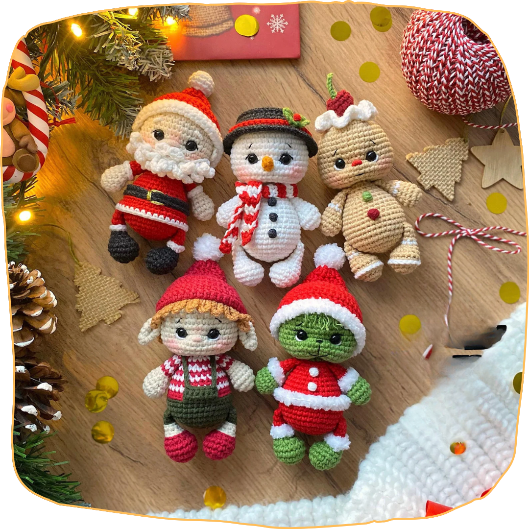 5 in 1 Tree decorations toys Pattern